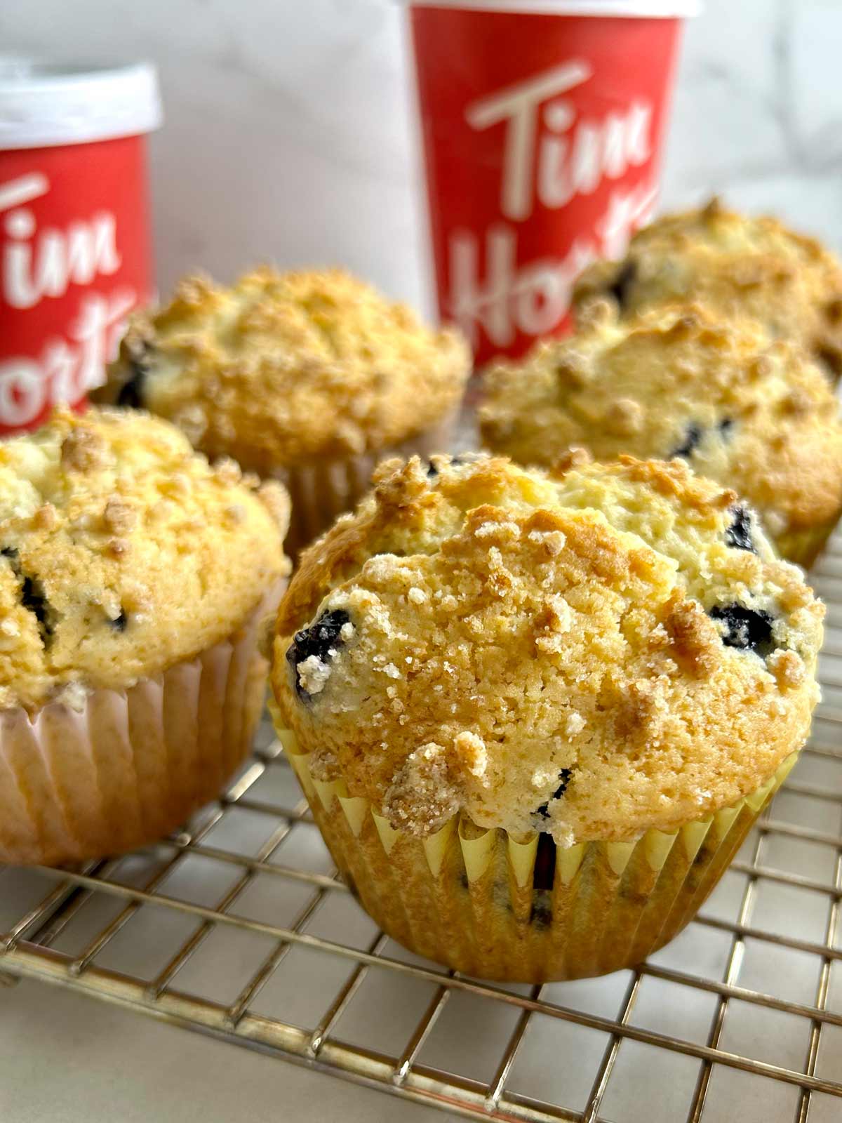 Tim Hortons Blueberry Muffins