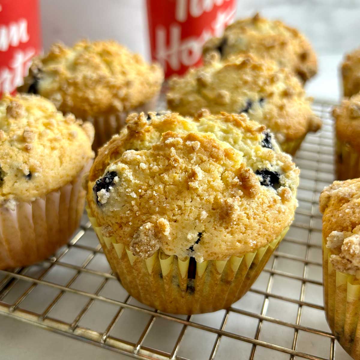 Tim Hortons Blueberry Muffins