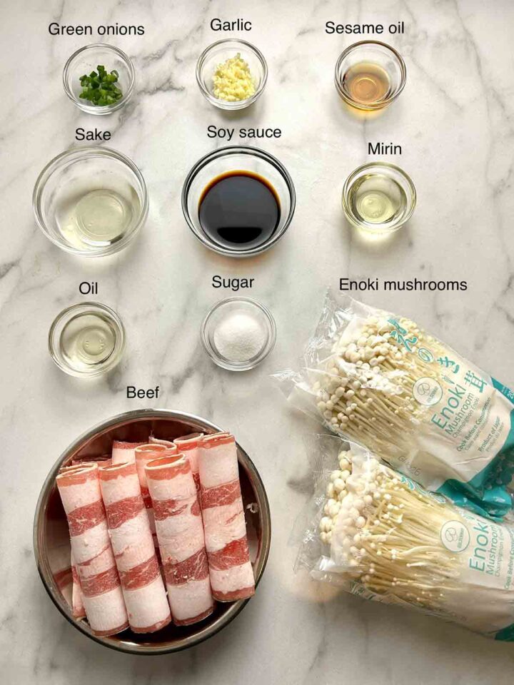 Easy Enoki Beef Rolls