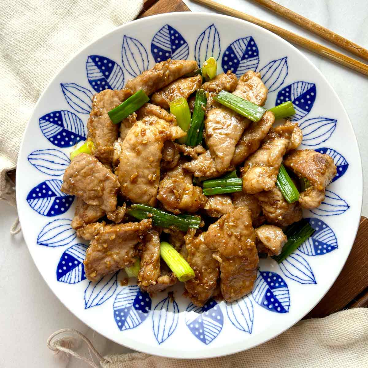 15 Minute Sha Cha Pork