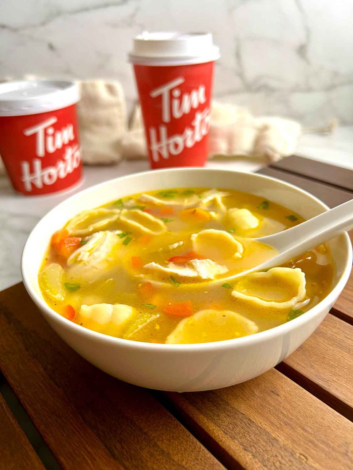 Copycat Tim Hortons Chicken Noodle Soup