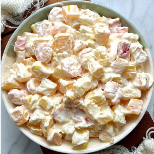 Chinese Mayonnaise Fruit Salad With Shrimp