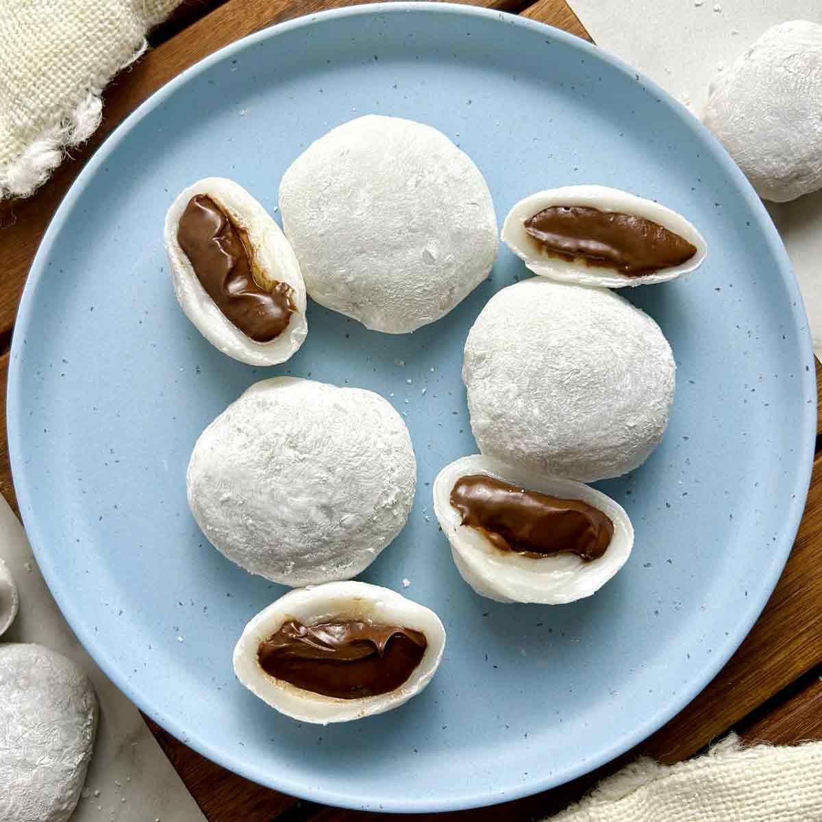 Tuto mochi !! #mochi #mochis #recette #nutella