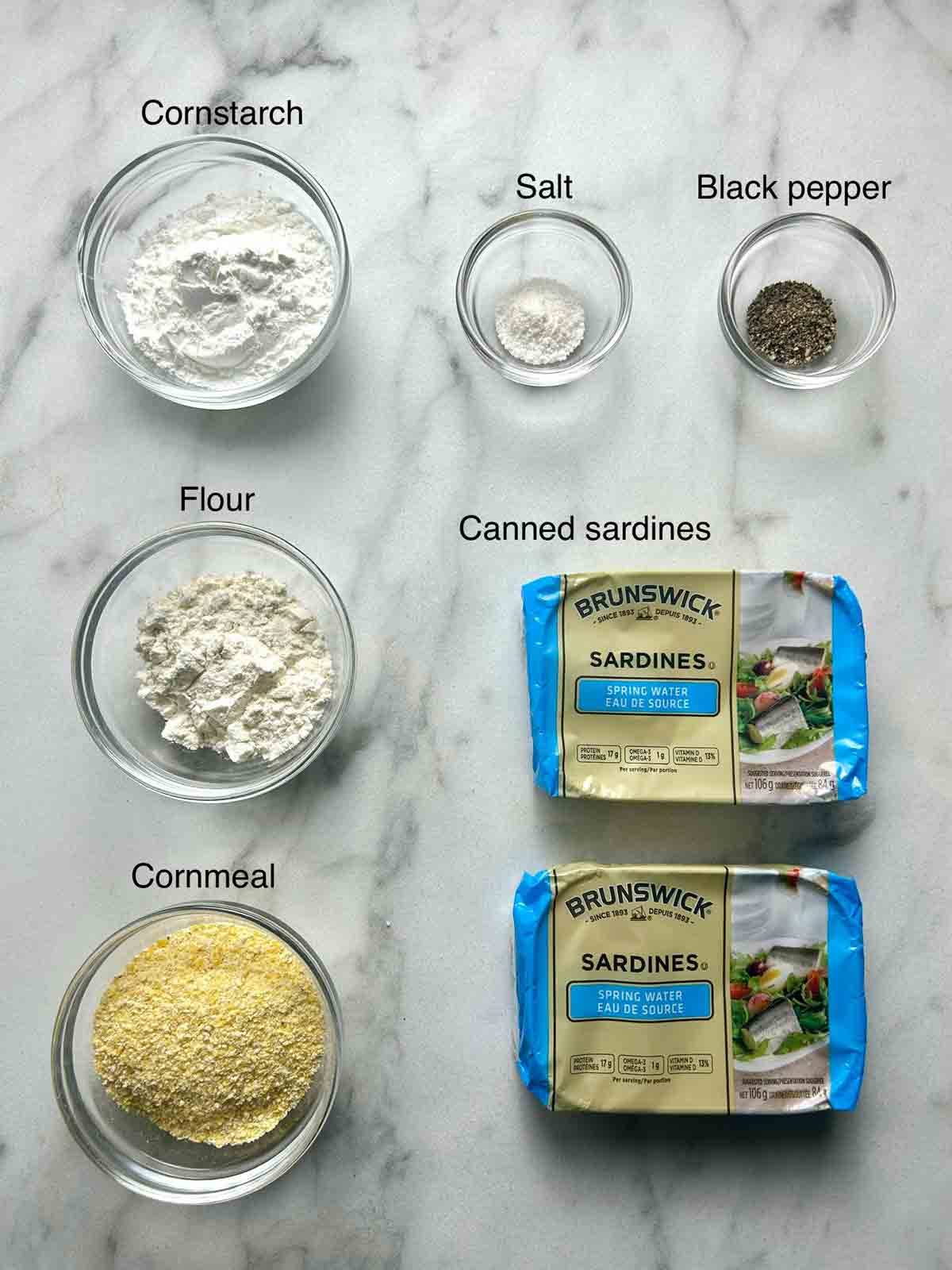 ingredients prepped in bowls.