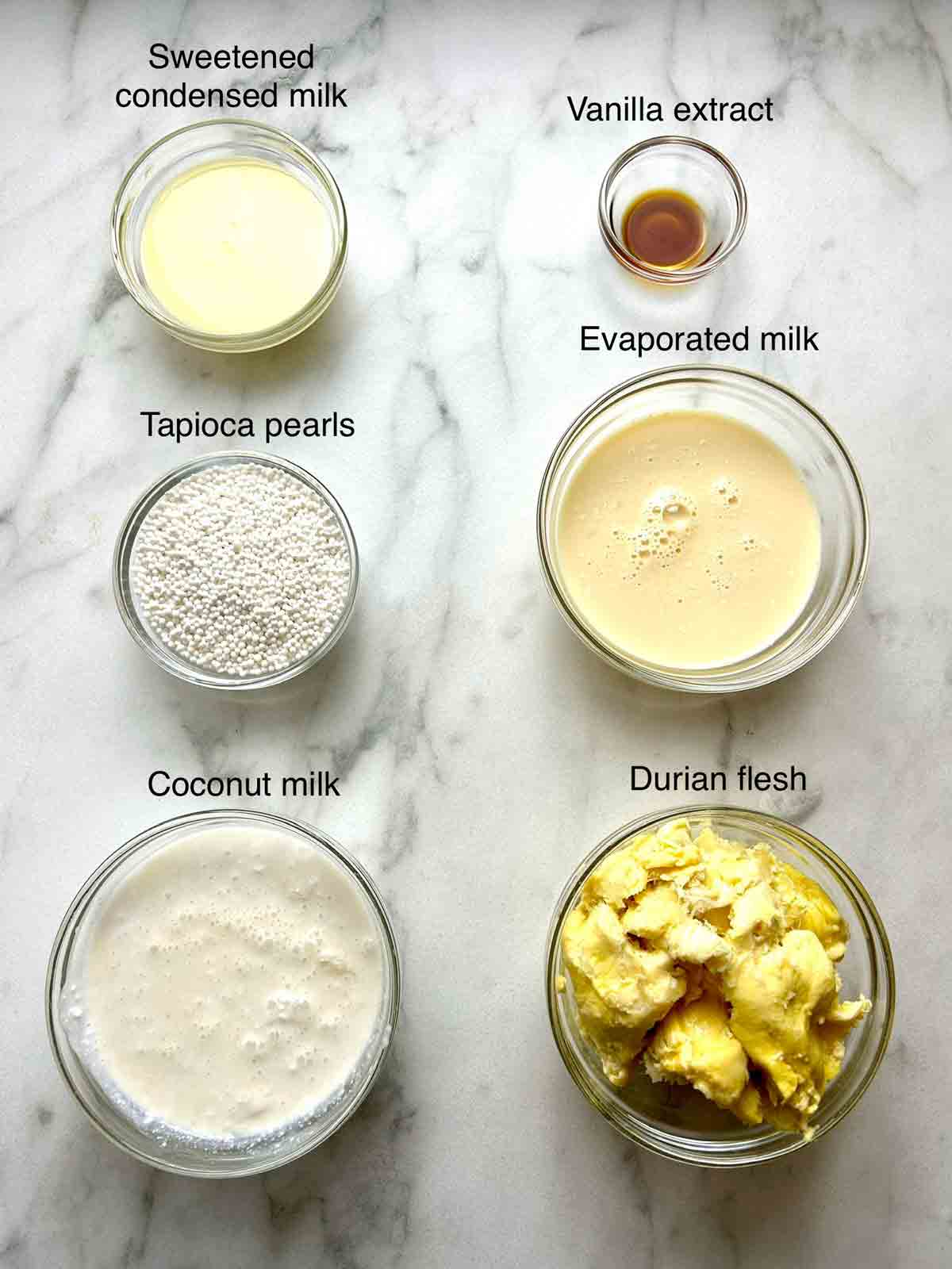 ingredients prepped in bowls.