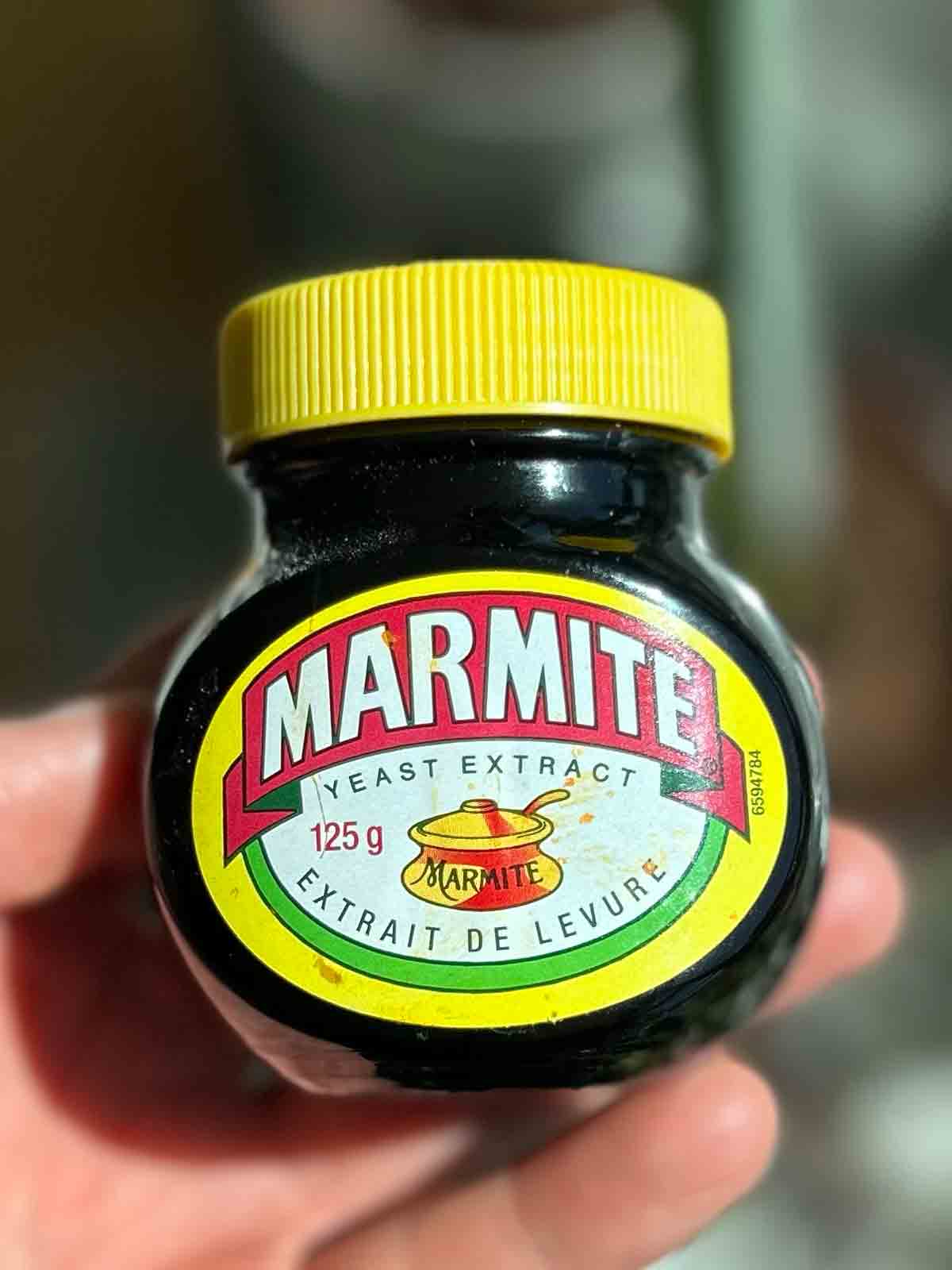 jar of Marmite.