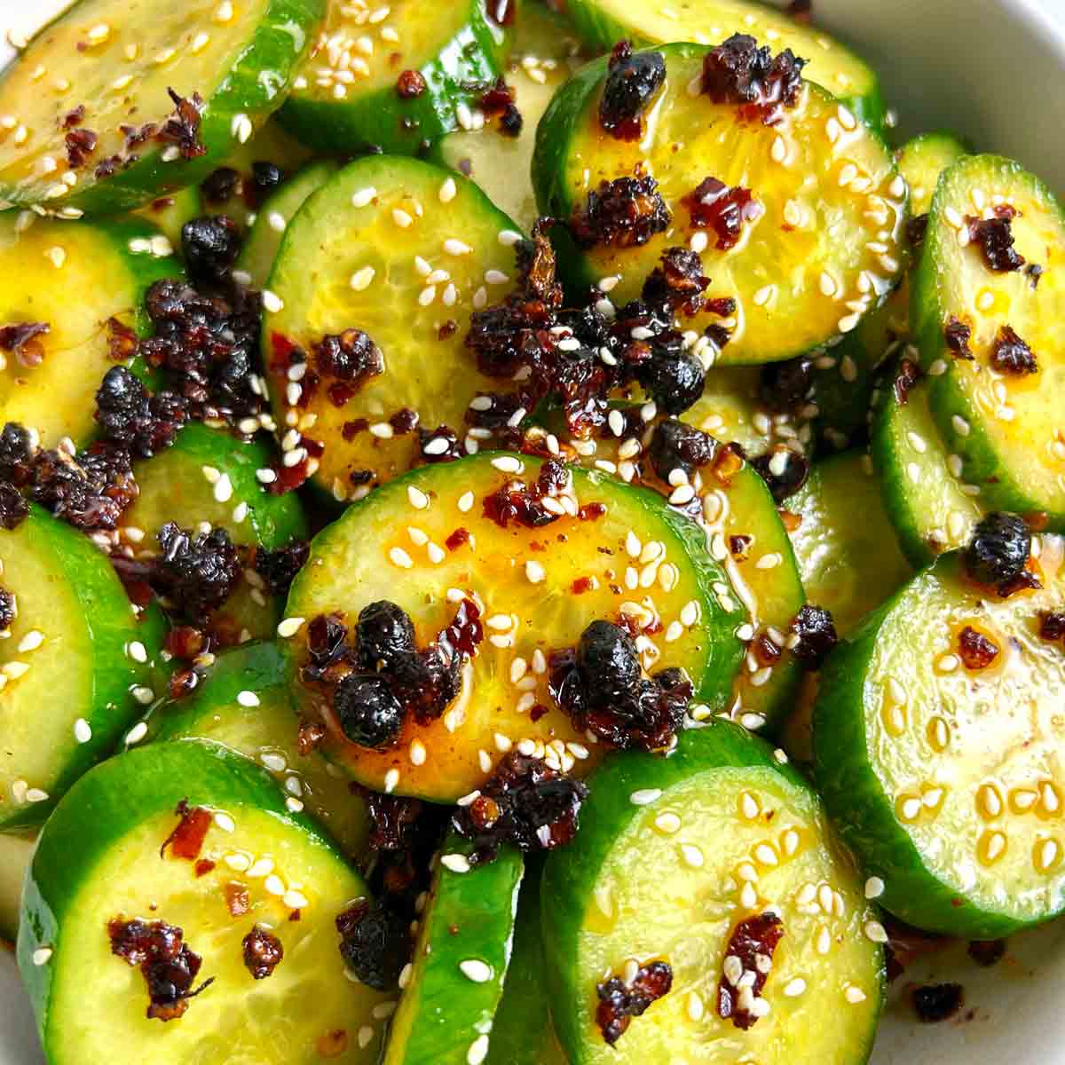 Easy Asian Cucumber Salad