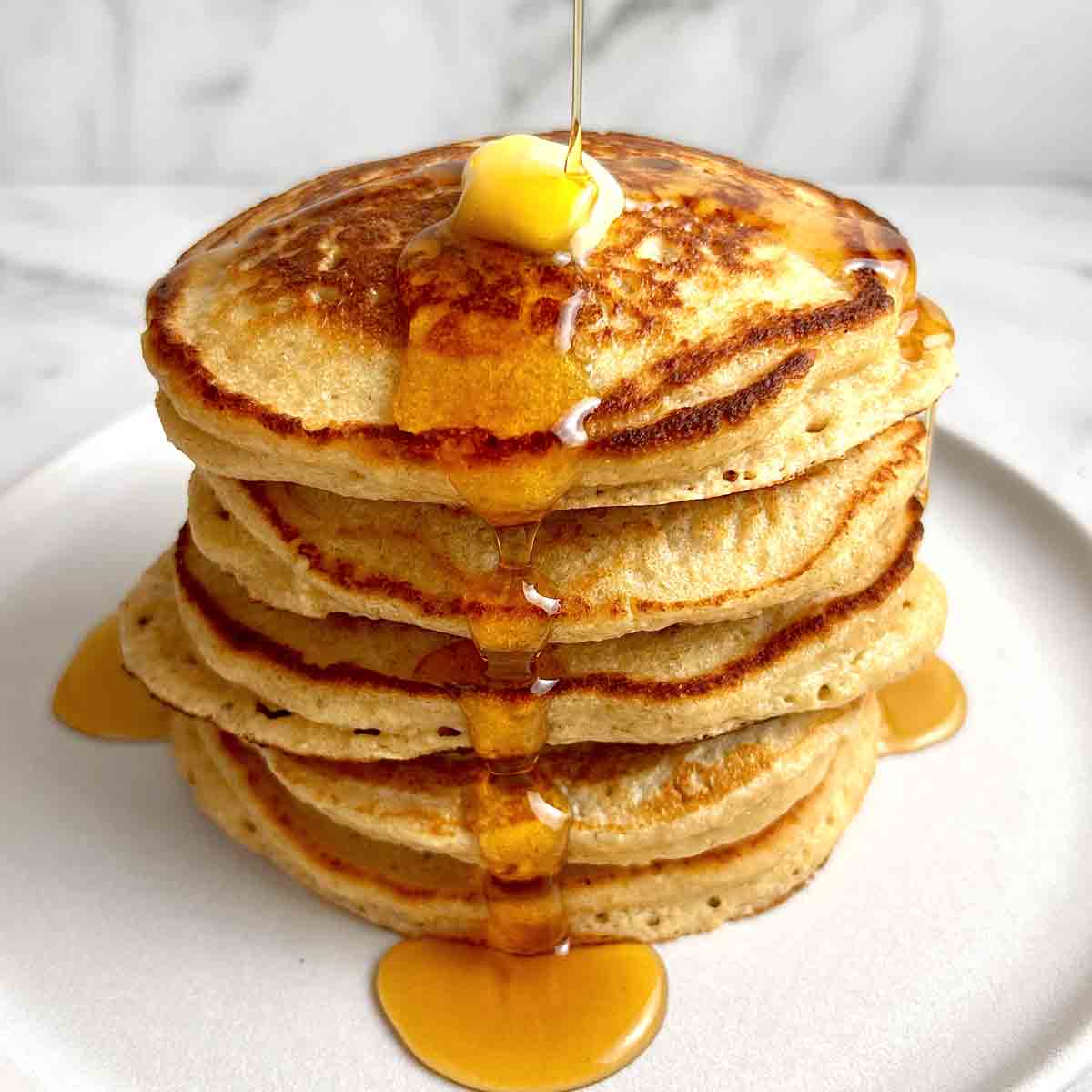 Fluffy Oatmeal Pancakes Without Banana (Flourless)