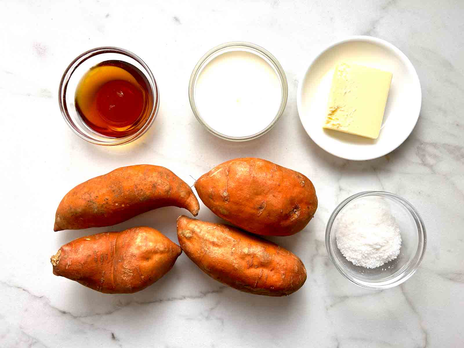 ingredients prepped in bowls.