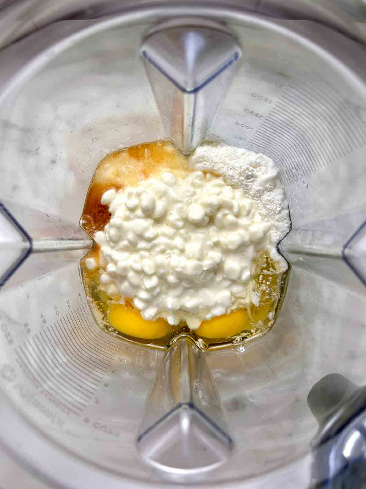 ingredients in blender.