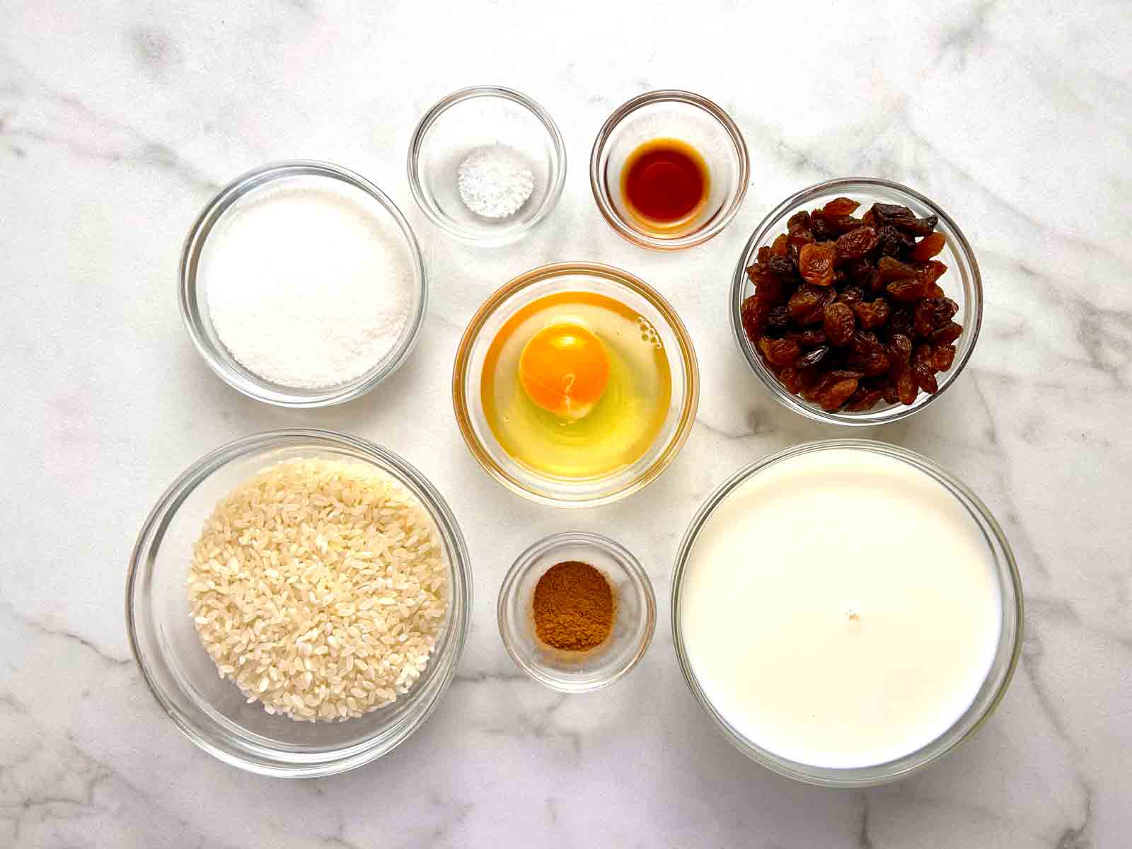 ingredients prepped in bowls.
