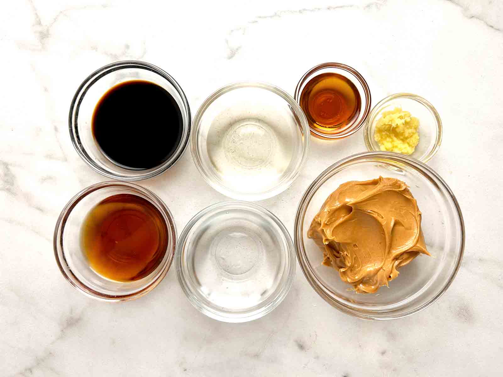 ingredients prepped in bowls.