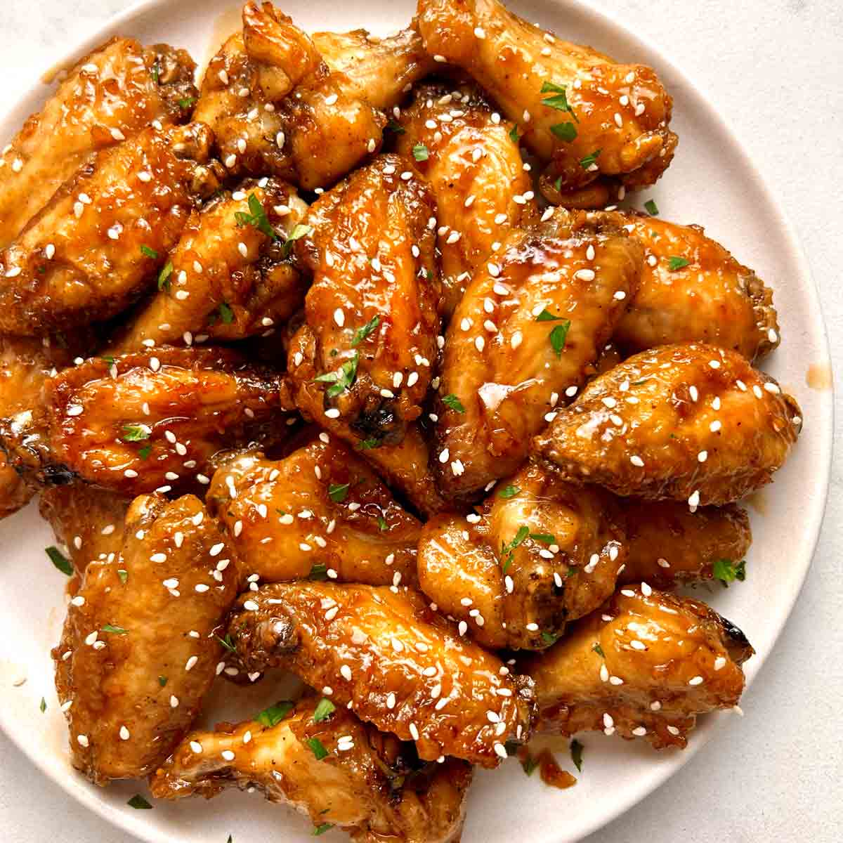 Honey Garlic Chicken Wings