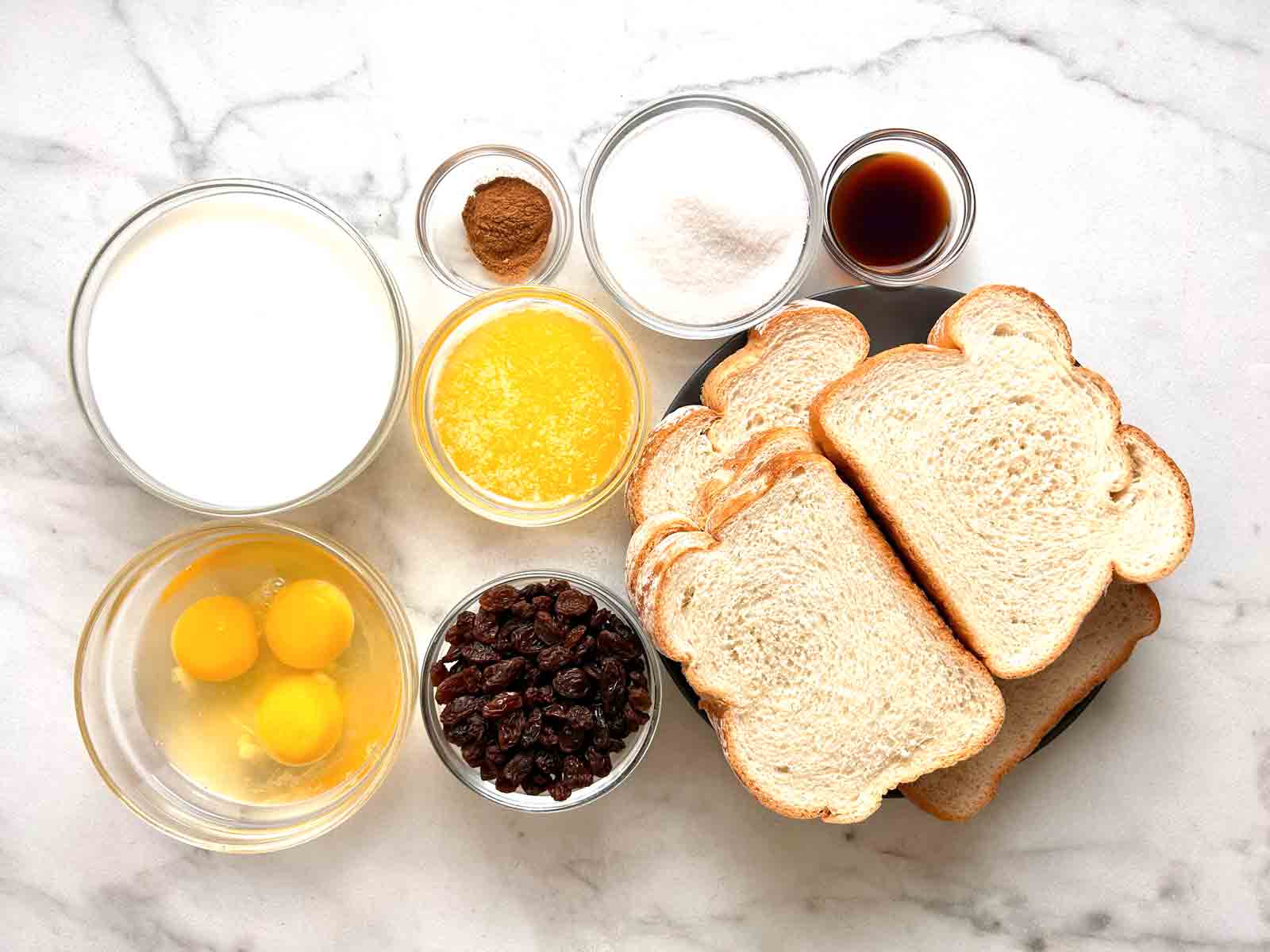 ingredients prepped in bowls.