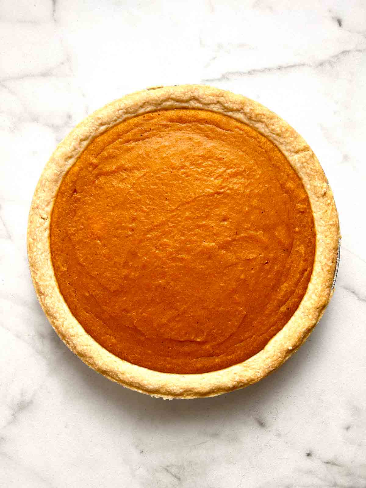 pie after baking.