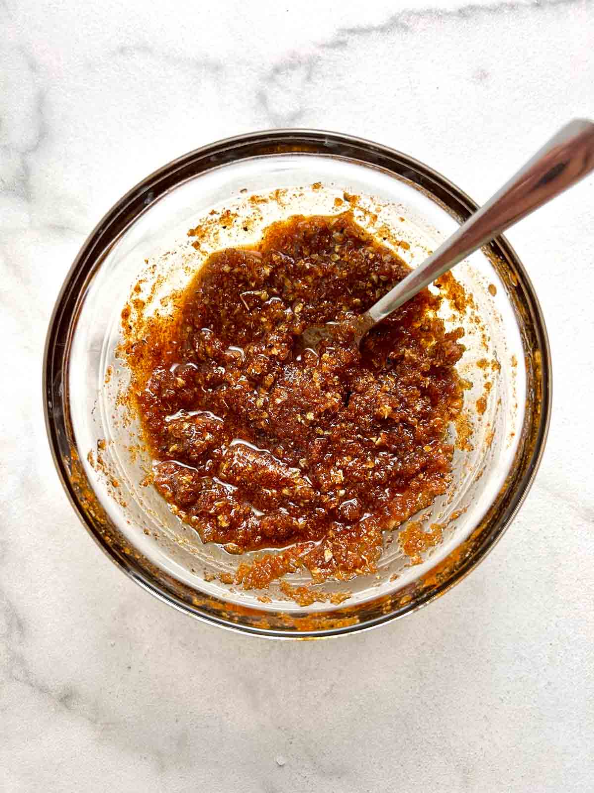 spice mixture in bowl.
