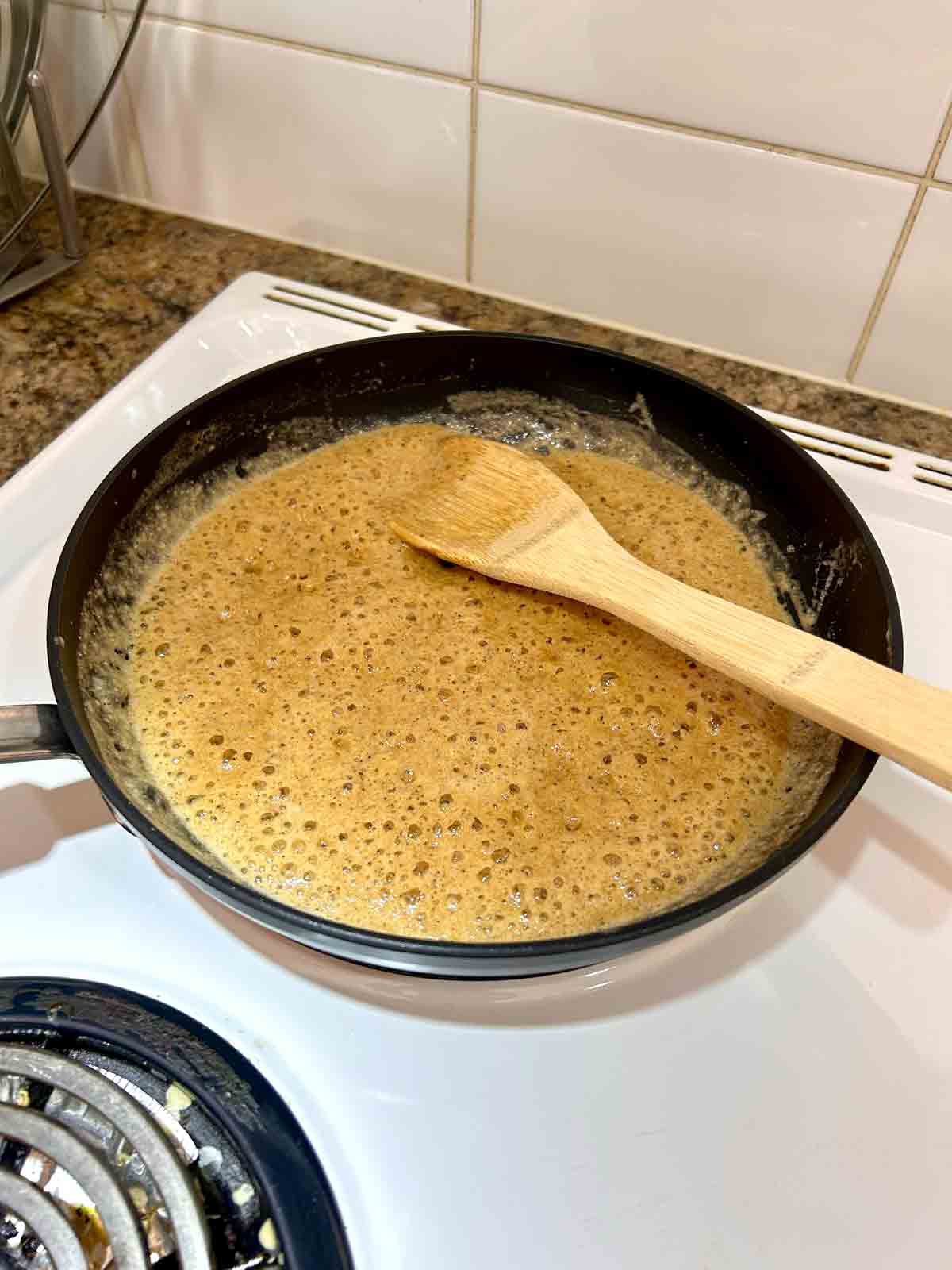 seasonings added to roux.