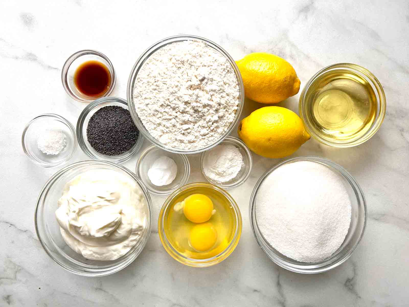ingredients prepped in bowls.