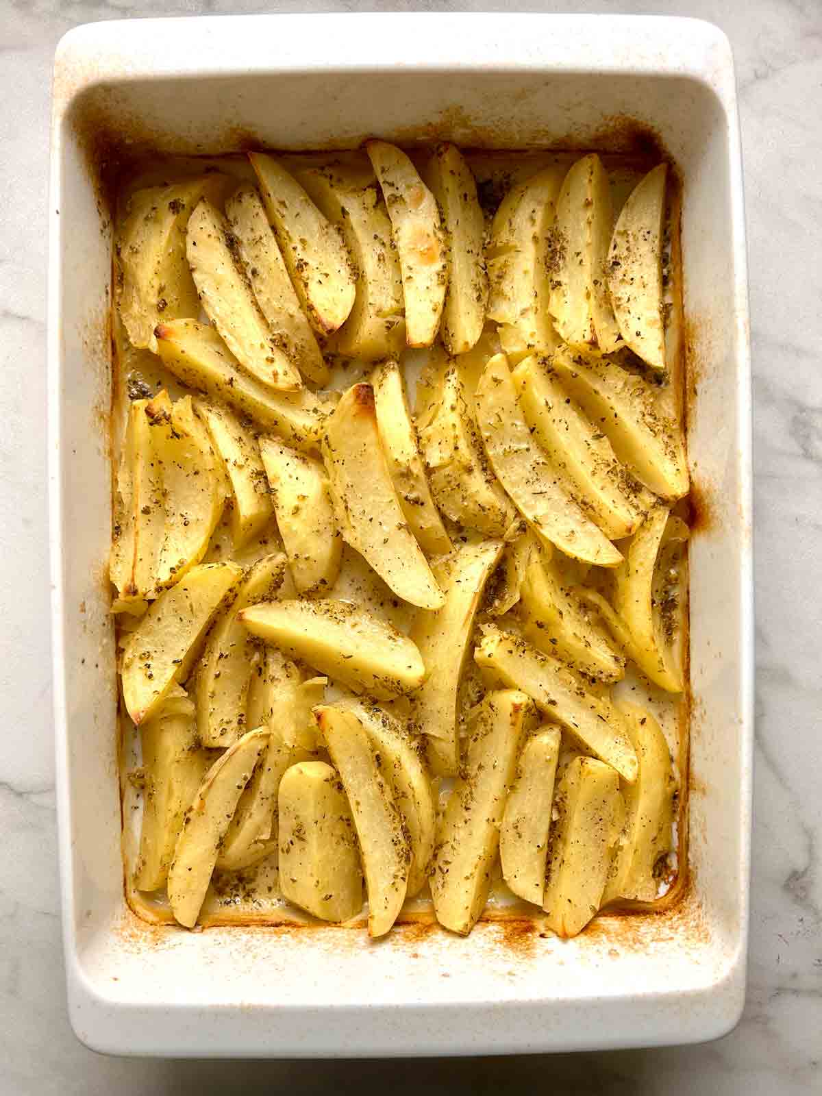 potatoes after baking.