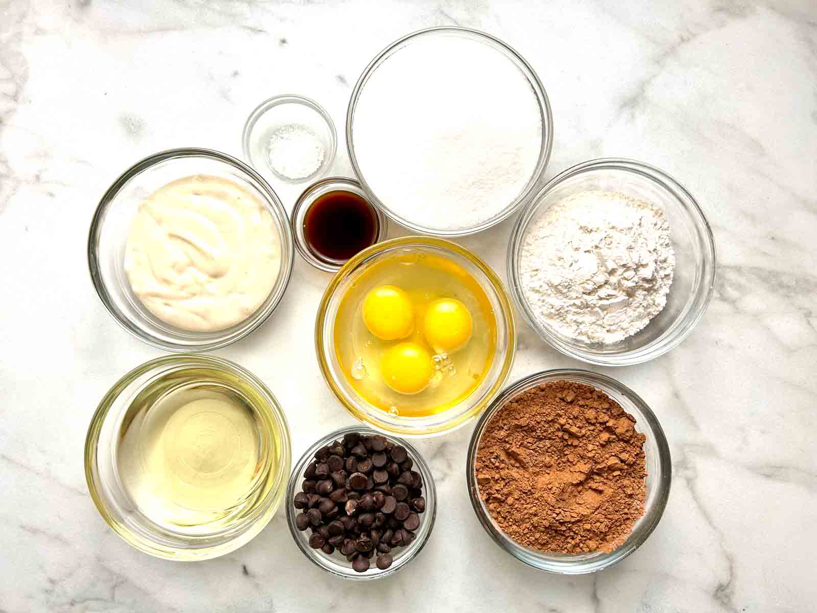 ingredients prepped in bowls.