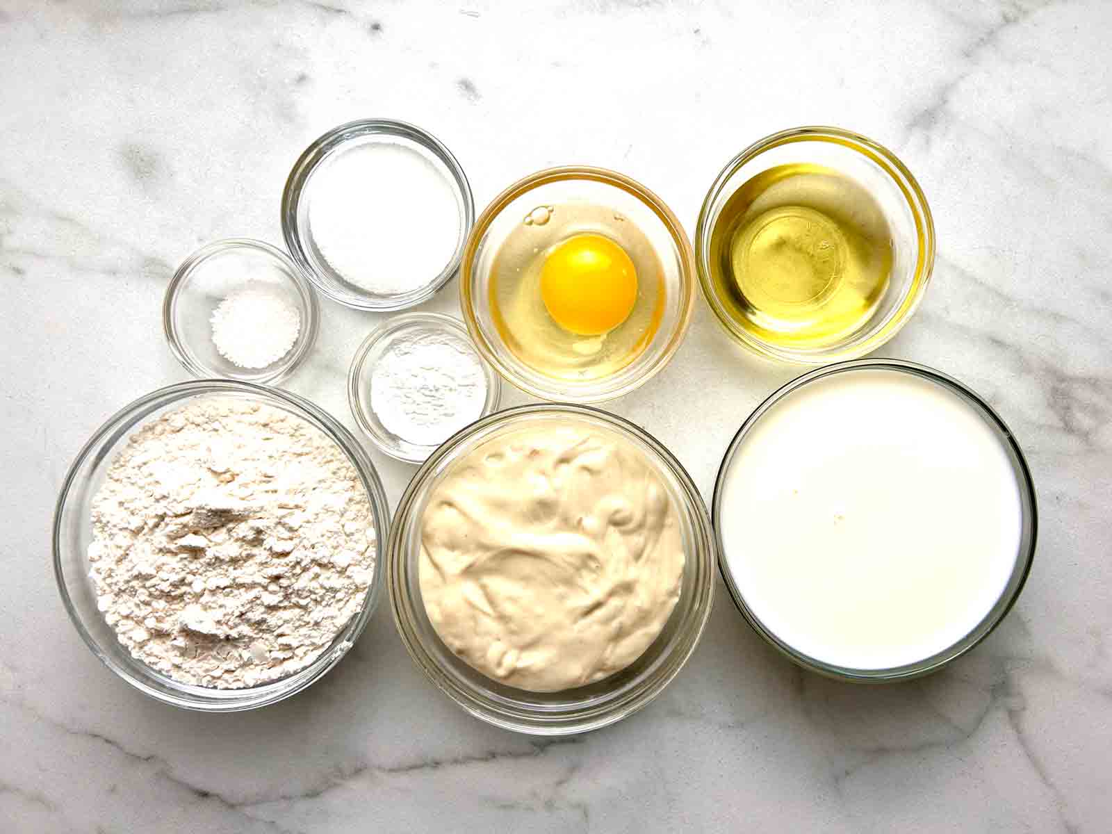 ingredients prepped in bowls.