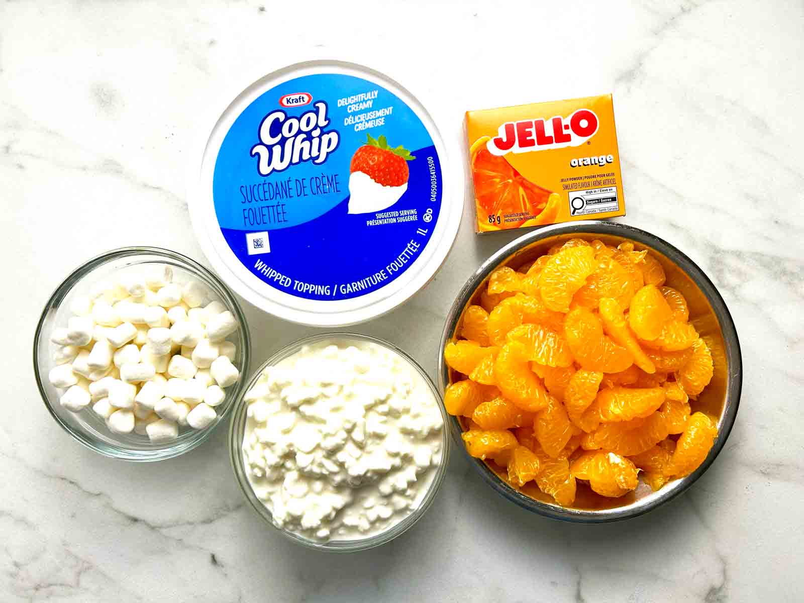 ingredients prepped in bowls.