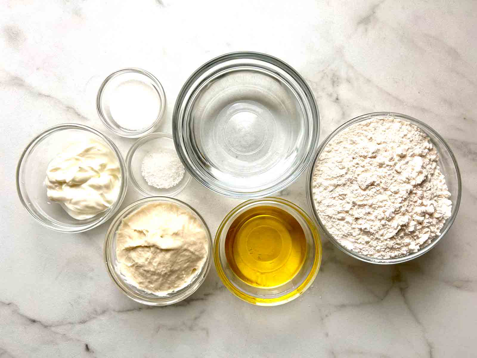 ingredients prepped in bowls.