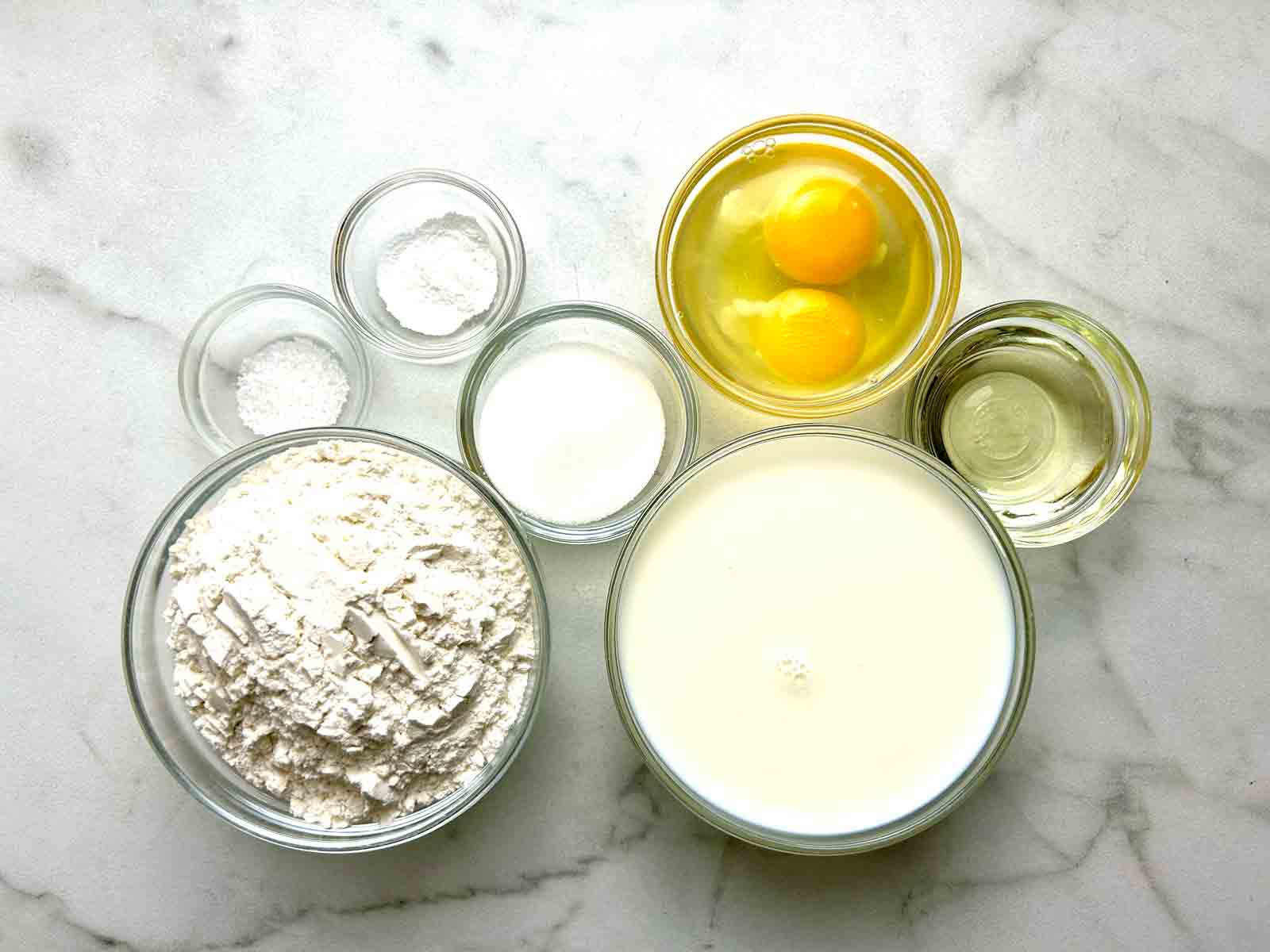 ingredients prepped in bowls.