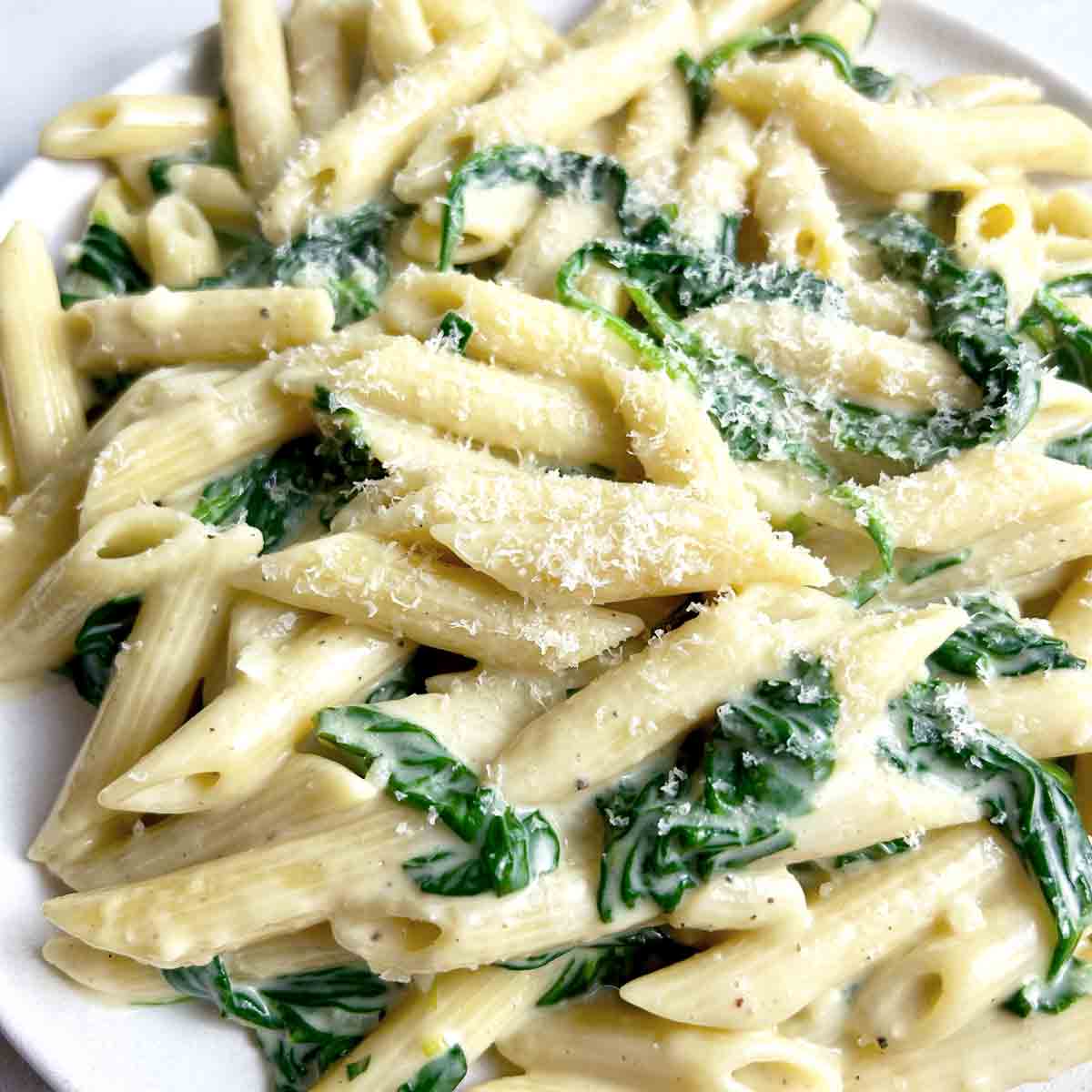 Creamy Spinach Pasta