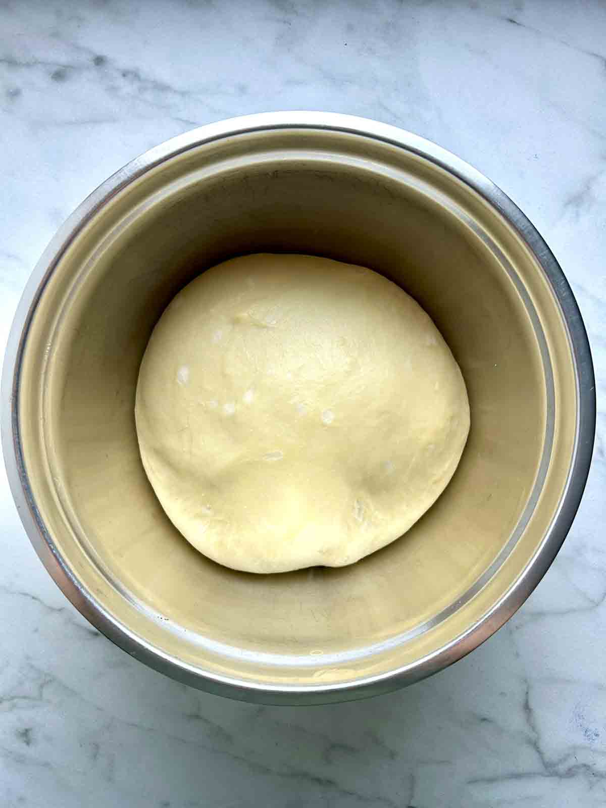 dough after first rise.