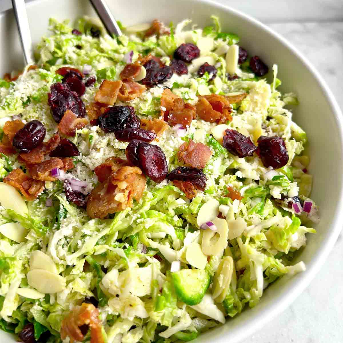 Shaved Brussels Sprout Salad