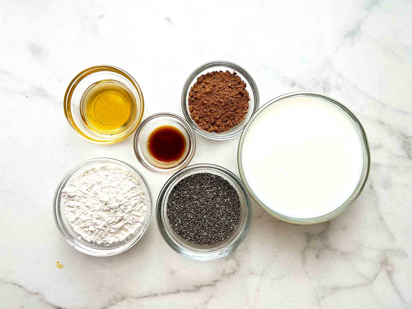 ingredients prepped in bowls.