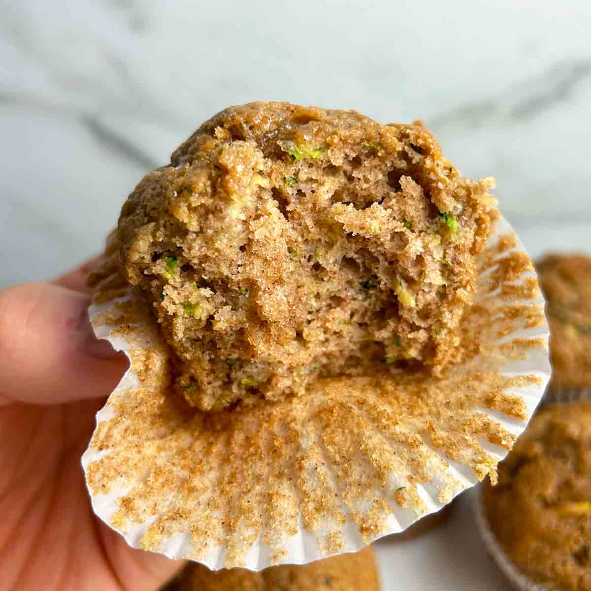Zucchini Banana Muffins